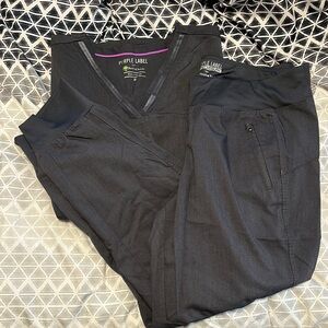 Purple label healing hands scrubs